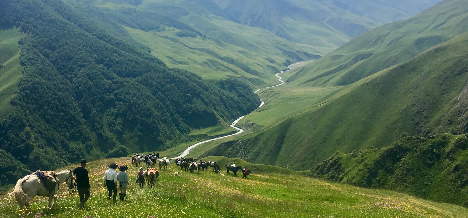 Photo from the Tusheti Mountain Trails (Georgia) ride.
