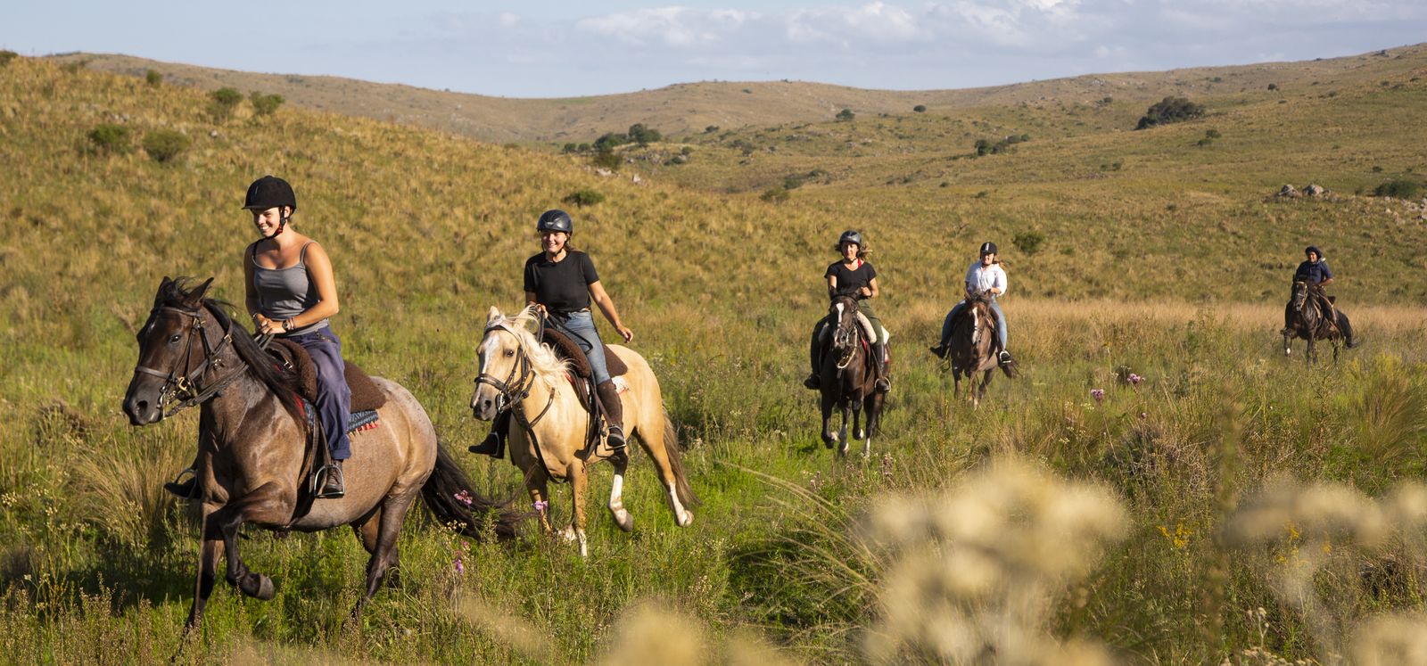 A view of the Estancia Los Potreros ride in Argentina