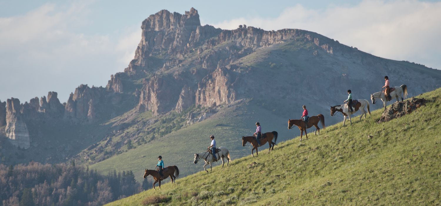 Photo from the Bitterroot Ranch (Wyoming) ride.