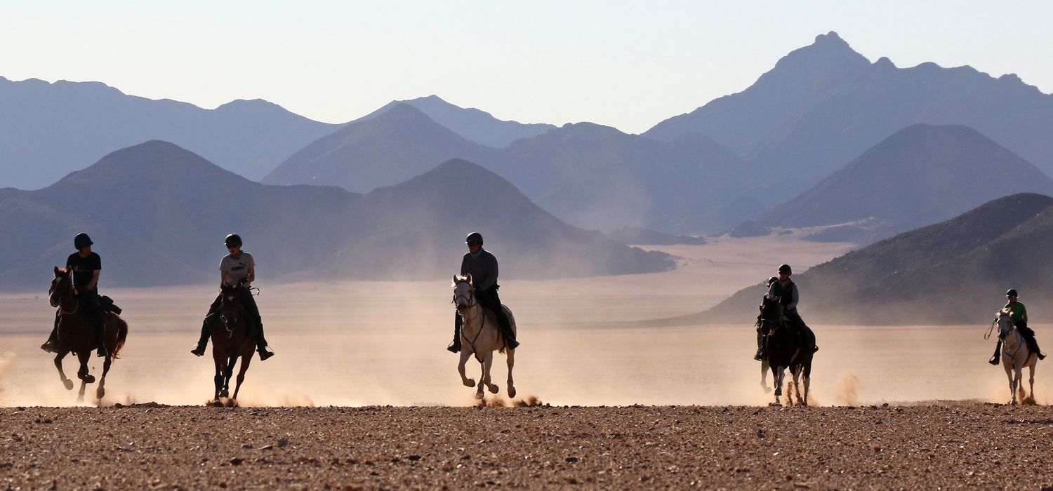 Photo from the Namibia Horse Safari Company ride.