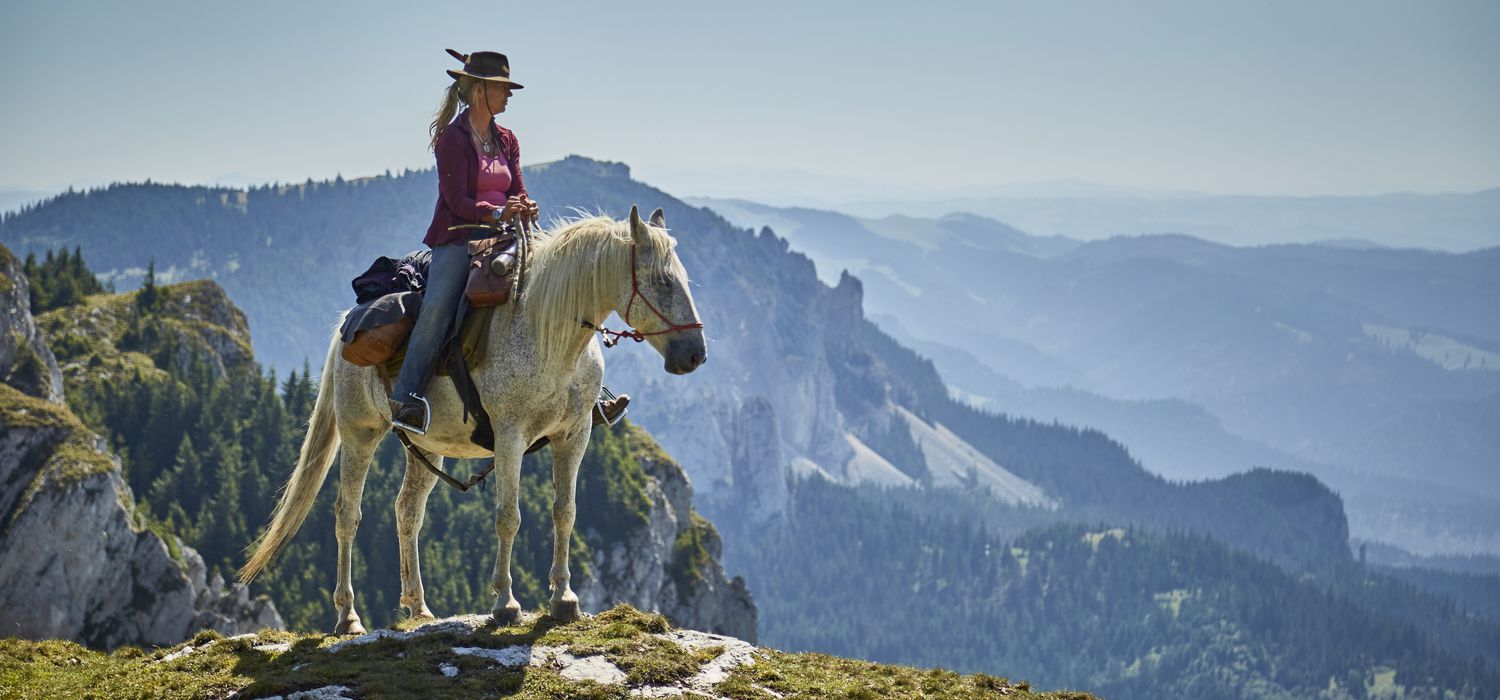 Photo from the Carpathian Mountain Trails (Romania) ride.