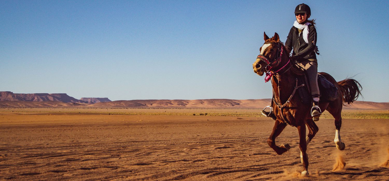 Photo from the Sahara Desert Trails ride.