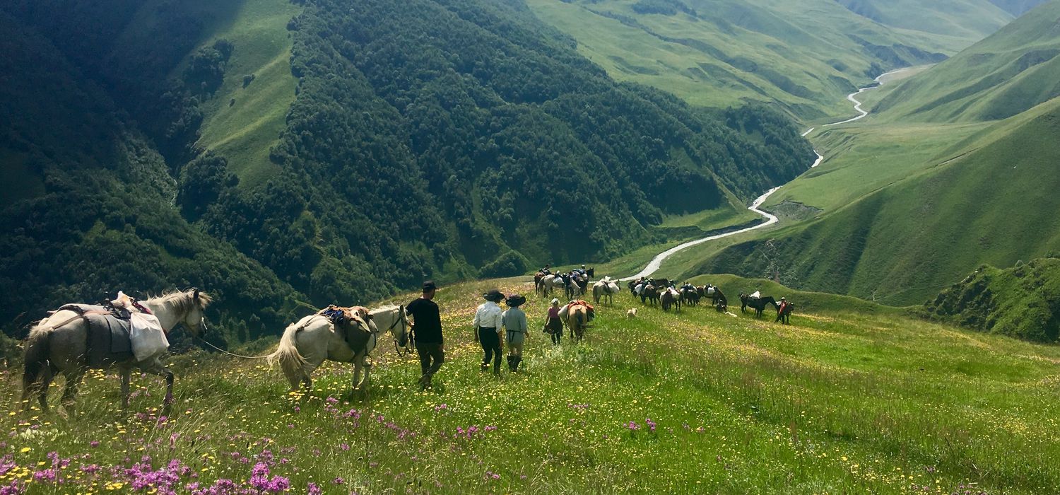 Photo from the Tusheti Mountain Trails (Georgia) ride.