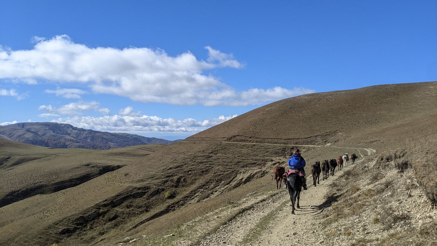 Transhumance 1 - Desert to Laliskuri itinerary.