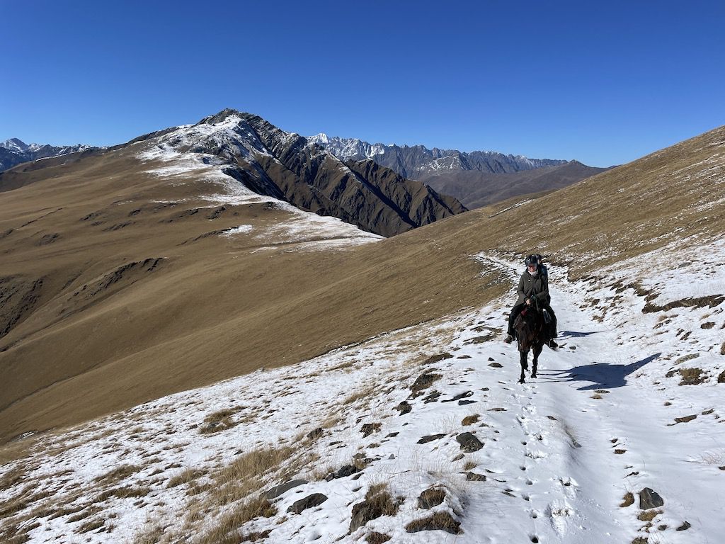 Transhumance - Tusheti to Alvani itinerary.