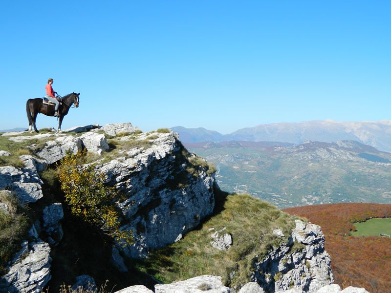 Monte Capraro ('Goat Mountain') Trail itinerary.