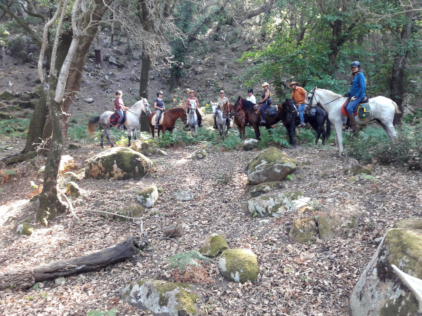 Riding Campo de Gibraltar itinerary.
