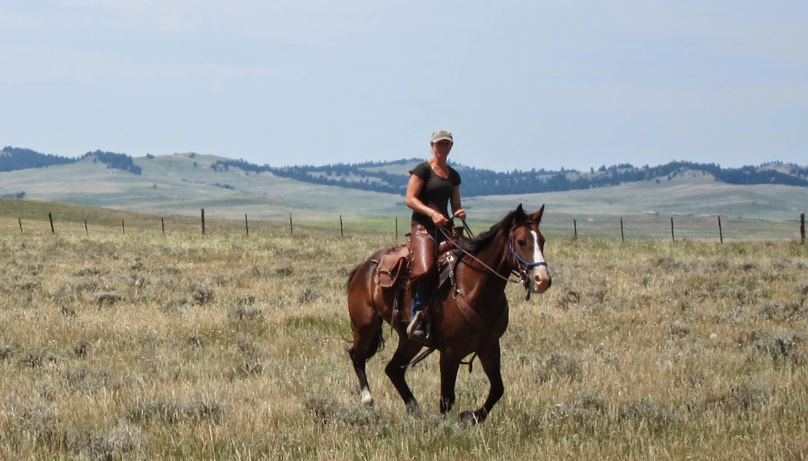 Photos of Wyoming Working Ranch horse ride in USA