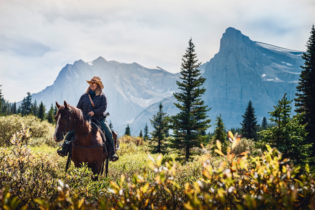 Photos of Canadian Rockies horse ride in Canada