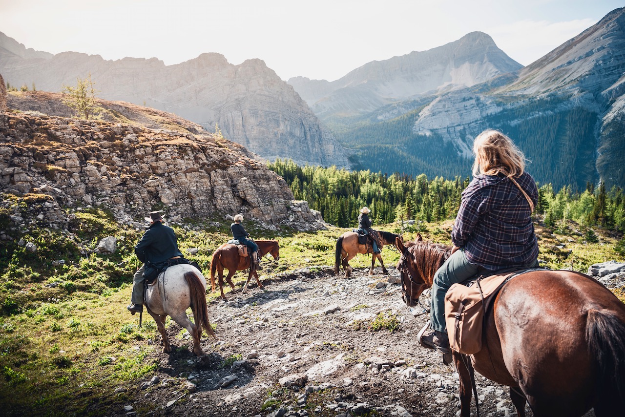 Photos of Canadian Rockies horse ride in Canada