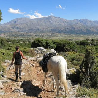 Photo from the Cretan Adventures on Horseback ride