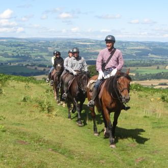 Photo from the Trans Wales Trails ride