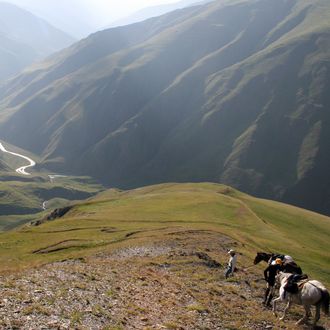 Photo from the Tusheti Mountain Trails ride